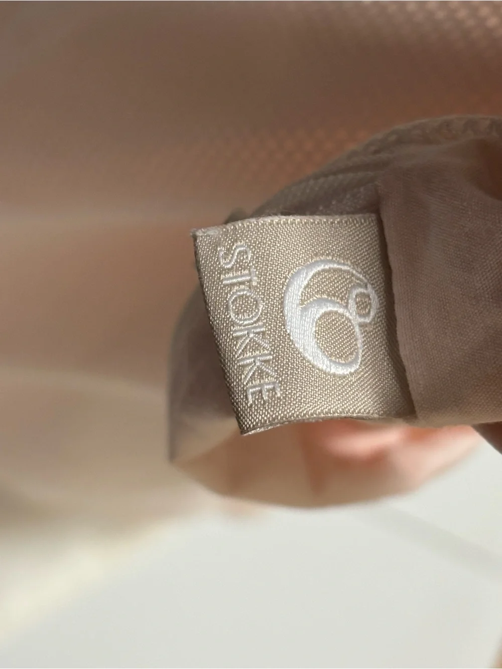 STOKKE Baby Bassinet Fitted Sheet Set – 2 Pack, Pink & White, 100% Cotton V3